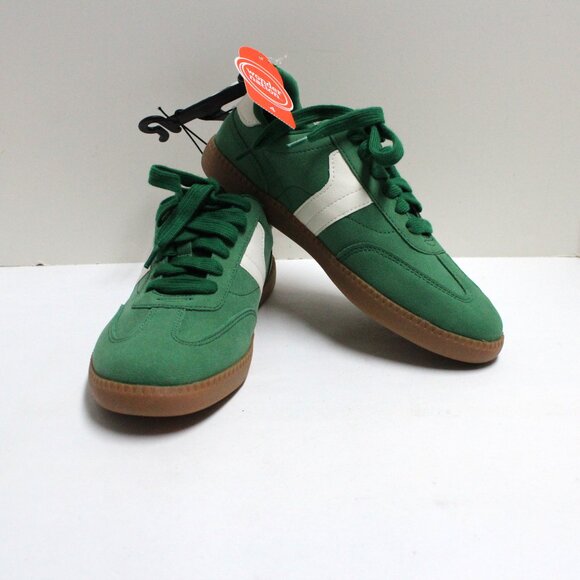 Wonder Nation Boy's Green & White Lace Up Non Marking Sneaker Tennis Shoes - Picture 13 of 13